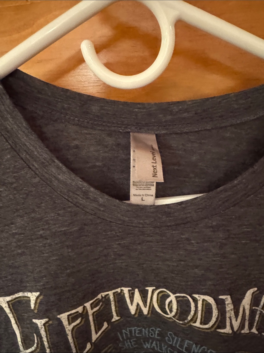 Fleetwood Mac Graphic Tee - Dark Gray with Yellow Accents - Picture 3 of 4